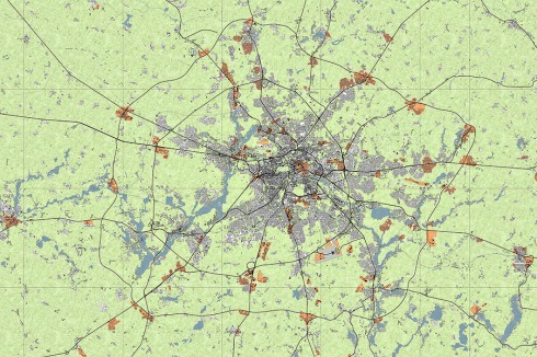 <strong>3. Preis</strong> „Sternarchipel Berlin – Brandenburg“ von Jordi &amp; Keller/Pellnitz mit C. Kautz, L. Krause.