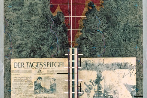 Berlin Wall, 1988, mit Stephanie Adolph &amp; Ahti Lahti.<br />