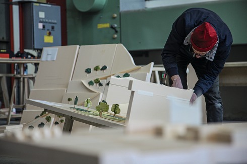Arbeit am Modell in Basel<br />