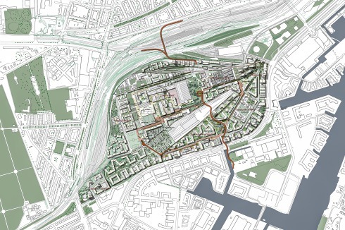 <strong>Teilnhemer</strong> Vandkunsten arbeiteten mit Holscher Nordberg zusammen. Ihre Expertise im Wohnungsbau zeigt sich an der Vielzahl verschiedener Wohnsituationen. <br />