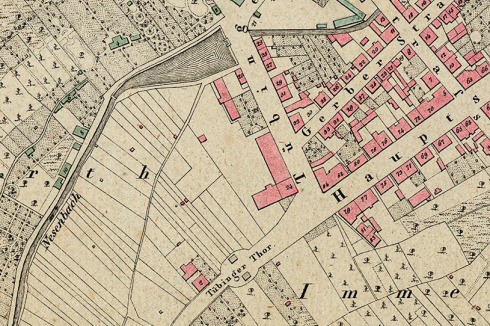 Im Voksmund war der Platz seit 1820 unter dem Namen „Lindle“ bekannt. <br />