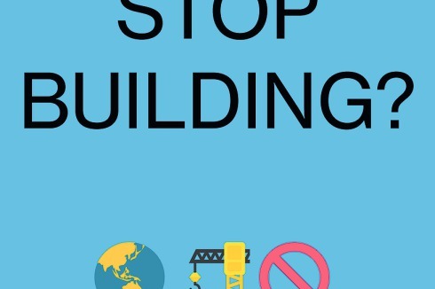Die Initiative „Stop Building?“plädiert für eine globale Baupause.<br />