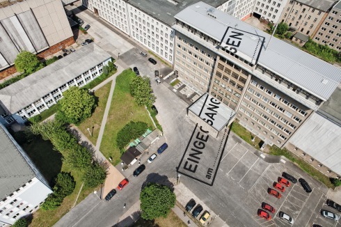 Raumlabors Arbeit auf dem Stasimuseum, die Forschungs- und Gedenkstätte Normannenstraße<br />