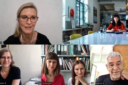 von Links nach rechts oben: Sandra Schuster, Hemma Fasch; unten: Elke Duda, Marie Bruun Yde, Beatrix Flagner, Ralf Niebergall<br />