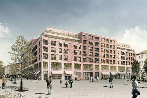 Ein Bezug der neuen Fassade ...<br />