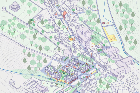<strong>Selb<br /></strong>-Selb Step by Step- verfolgt die langfristigen Ziele „Re-wilding“, „Diversifying“ und „Decarbonising“. Den Stadt-organismus verstehen die Verfasser als vielseitiges Öko- system in dem der Mensch nur eins von vielen Teilen ist.<br />