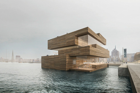 <strong>Anerkennung</strong> JSWD Architektens gestapeltes Museum aus Holz soll auf den Rostocker Holzhafen und die Straten der Archäologie bei einer Ausgrabung verweisen.<br />