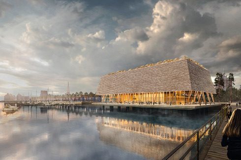 <strong>Anerkennung</strong> Bez + Kock Architekten zitieren das Motiv des historischen nordeuropäischen Langhauses, das aber nicht zu den traditionellen Bauformen in Mecklenburg-Vorpommern zählt.<br />