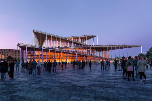 Auch der Platz vor der neuen Philharmonie würde für Inszenierungen taugen.<br />