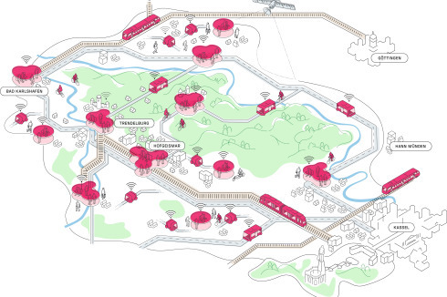 Zukunftsszenario für die Mobilität im ländlichen Raum in Nordhessen<br />