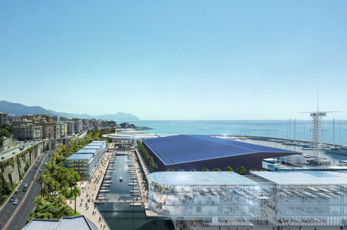 Genuas neues Aushängeschild? Die Waterfront di Levante, wie sie schon in zwei Jahren aussehen soll.<br />
