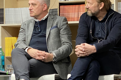 Prof. Andreas M. Krys und Eike Becker<br />
