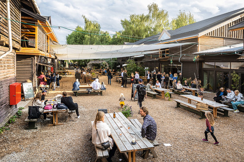 Der Banegaarden in Kopenhagen, eine neue grüne Oase in der Stadt.<br />