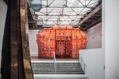 ... in der Ausstellung „Reclaim the Earth“ im letzten Jahr. <br />