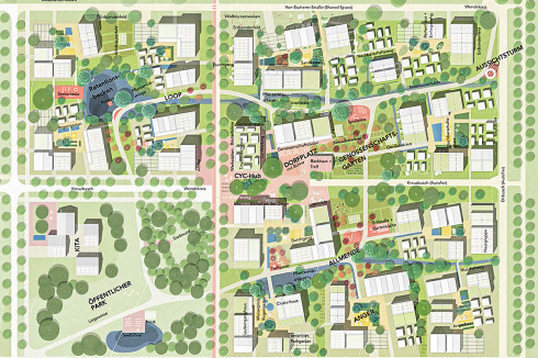 Bis 2026 entsteht in Hannover-Kronsberg das Eco­village.<br />