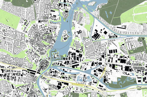 Außer dem Quartier Havelspitze (auch unter dem Namen Maselake bekannt) gehören zum Entwicklungsgebiet Wasserstadt auch die Insel Eiswerder und die Quartiere Pulvermühle und Waterkant (einst Haveleck).<br />