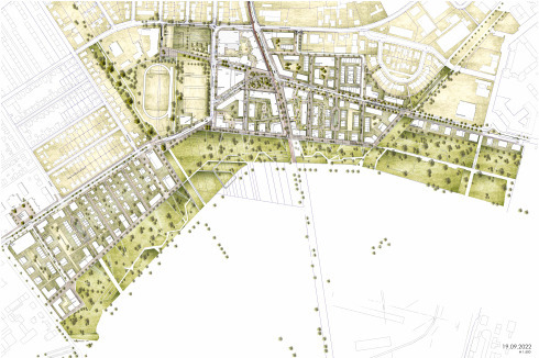 Gesamtplan von Hähnig Gemmeke Architekten und Stadtplaner.<br />
