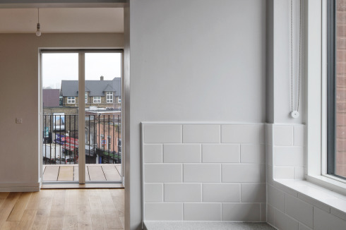 Wohnung und Treppenhaus im Taylor Court.<br /><br />