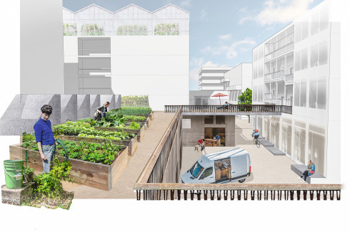 Investoren gesucht: Westlich des Ortszentrums von Winnenden verteilen sich Produktionshallen und Mehrfamilienhäuser zwischen Feldern und Wiesen. Auf einem Areal in der Nähe des Bahnhofs plant die Stadt ein dichtes Quartier, das Gewerbe und Wohnen qualitätvoll und flächensparend zusammenbringt (IBA-Projekt seit 2020).<br />