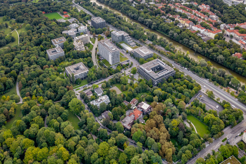 Umnutzungs- und Erweiterungsprojekt "Tucherpark" am Englischen Garten in München<br />