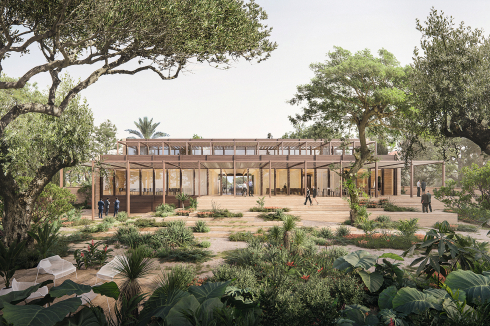 <strong><span class="Bold">3. Preis</span></strong> Sacker Architekten und freisign Landschaftsarchitektur konstruieren nach europäischem Gedanken unter anderem mit Holz. In Israel bedeutet das allerdings zusätzliche Schutzvorkehrungen und eher hohe Wartungsintensität.<span class="OffWhite"></span><span class="OffWhite"></span><br />