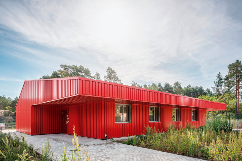 Das Sozialgebäude ist am ehesten ein Haus.<br />