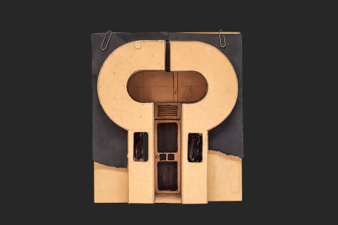 Hans Hollein: Arbeitsmodell vom Kerzengeschäft Retti in Wien, 1964–1965<br />