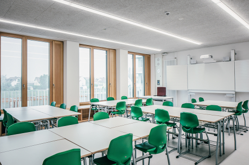 Die Räume haben eine Standardgröße von 62 Quadratmetern für je 25 Kinder.<br />