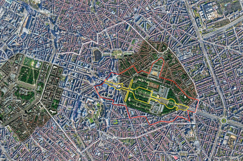 Der 34 Quadratmeter große Jubelpark ist eine der grünen Inseln im Stadtraum Brüssels.<br />