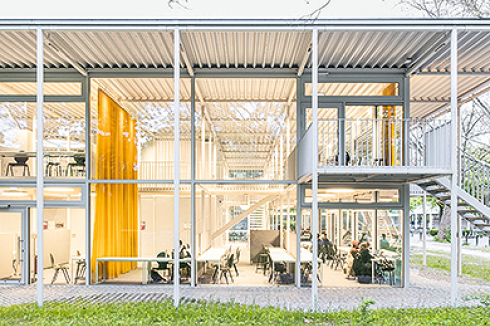DAM-Preisträger 2024: Gustav Düsing und Max Hacke: Studierendenhaus der TU Braunschweig.<br />