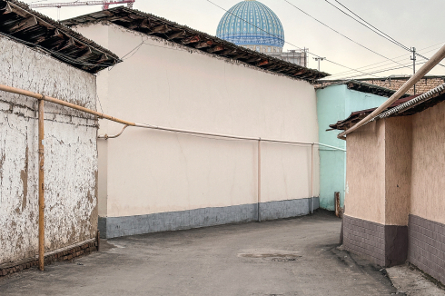 Die Kuppel des Museums „Zentrum für islamische Zivilisation“ überragt das umliegende Altstadtviertel.<br />