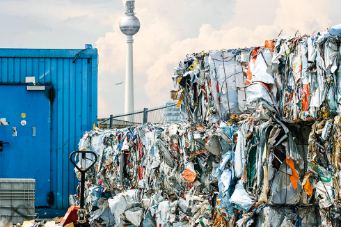 Ein Recyclingzentrum<br />