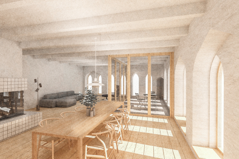 <strong>2. Preis</strong> Riemann Architekten aus Lübeck mischen in den oberen Geschossen des Turms Wohnungen und Büros.<br />