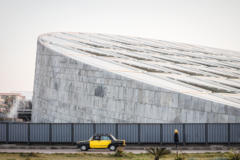 Aufnahme aus der Reihe „Alexandria“ mit der Bibliotheka Alexandrina von Snøhetta.<br />