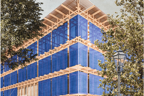 <strong>2. Preis</strong> Felix Gehrke und Pascal Kapitza wollen Celle ein „Haus der Demokratie“ geben. Das offene EG geht als Stadtfoyer fließend in den Straßenraum über, im 1. und 2. OG ist Platz für Ausstellungen. Das 3. OG wird zum Diskussionsraum mit Blick über die Stadt.<br />