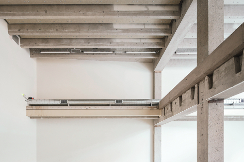 Im Bereich der früheren Industrieküche befindet sich nun die offene Galerie, die von Art Hub betrieben wird.<br />