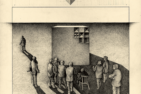 <span class="OffWhite">Die freie Arbeit von Michael Voll, Operative Beratung, 1975</span><br />