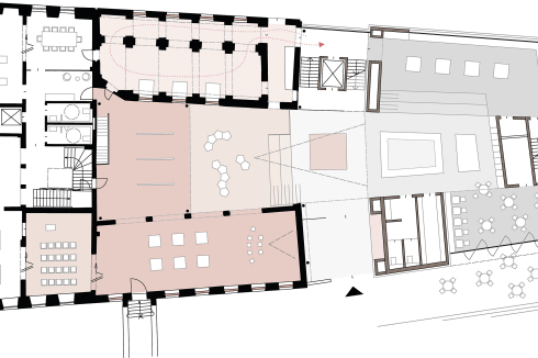 Innen überzeugt der Bau mit rationaler Organisation: Shop, Foyer, Café und Ausstellung gehen ineinander über. Der Bestand wird respektvoll behandelt – so entsteht ein präziser, fast typologischer Museumsbau, dem allerdings der Bezug zu Schwerin fehlt – es ist ein reduziertes Haus, das gut funktioniert, aber auch anderswo stehen könnte.<br />