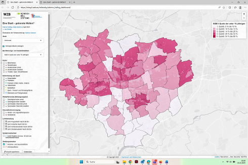 <strong>Dortmund </strong>illustriert eins der Ergebnisse der Studie: Die räumliche Konzentra­tion von Armut ist in Westdeutschland eng mit der ökonomischen Geschichte der Städte verknüpft.<br />