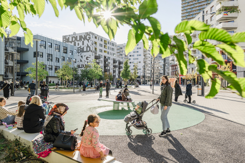 ... entsteht seit Jahren der neue Stadtteil Nordbahnviertel mit zehn Hektar Natur- und Erholungsfläche.<br />