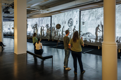 Video­installation im Albertinum<br />