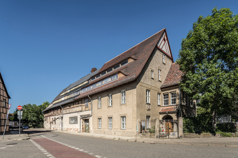 Der Südtrakt der Schwemme ist bereits weitgehend saniert.<br />