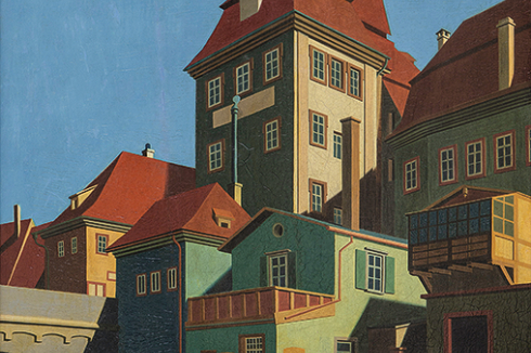 Brückenkopf der Alten Mainbrücke, Würzburg (1928) <br />