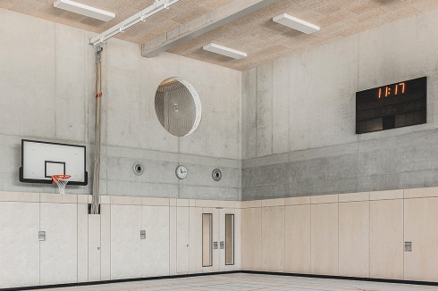 Die Drei-Feld-Sporthalle ...<br />