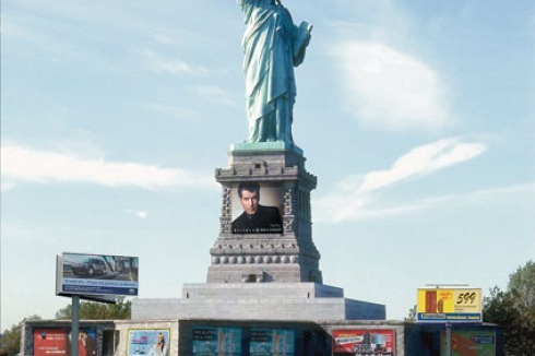 ... und die Freiheitsstatue.<br />