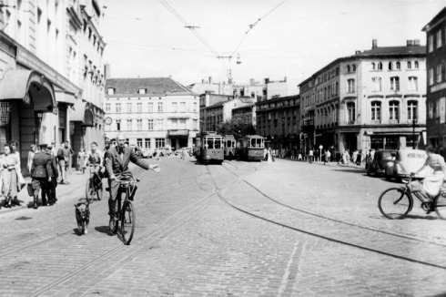 um 1960: Schwerin, Marienplatz<br />