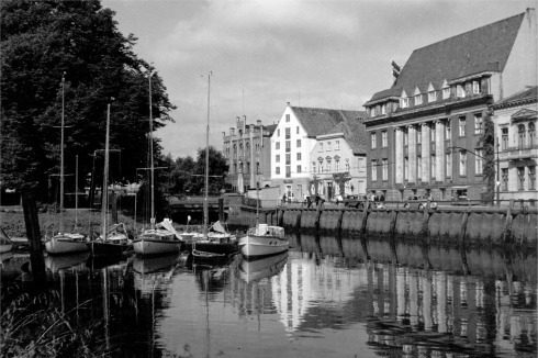 1955: Oldenburg, Stau<br />