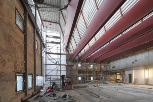 Der an die Stufenhalle angrenzende Oberlichtsaal, heute Museumsraum.<br />