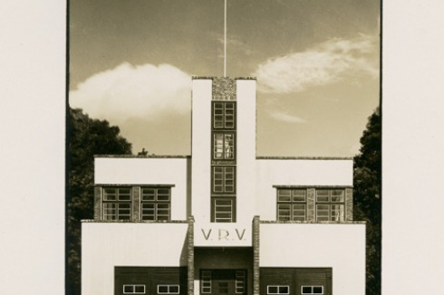 Bootshaus des Rudervereins Vegesack, 1927, Architekt: Ernst Becker<br />