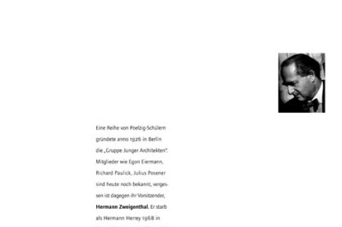 Die Bauwelt hat dem Architekten der Kantgarage Hermann Zweigenthal ein Heft gewidmet.<br /><a href="/cms/ausgabe.html?id=10448931" >17.2004</a><br />